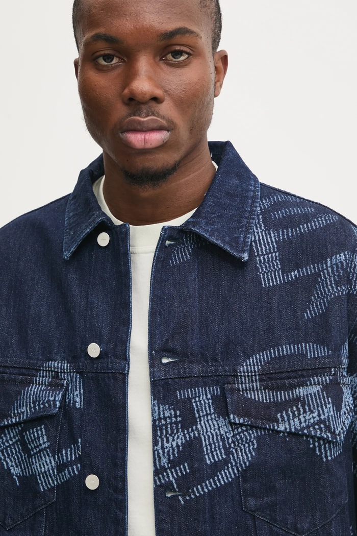 A-COLD-WALL* geacă din denim bleumarin ACWMH059B