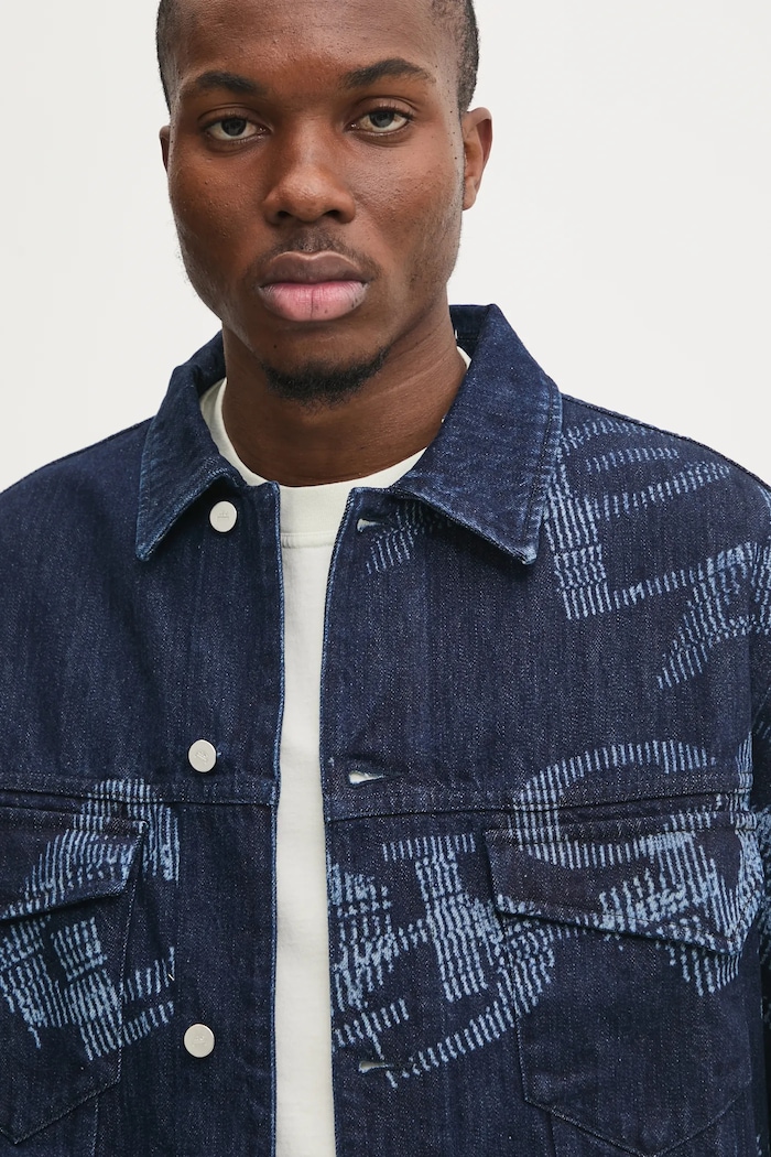 A-COLD-WALL* geacă din denim bleumarin ACWMH059B