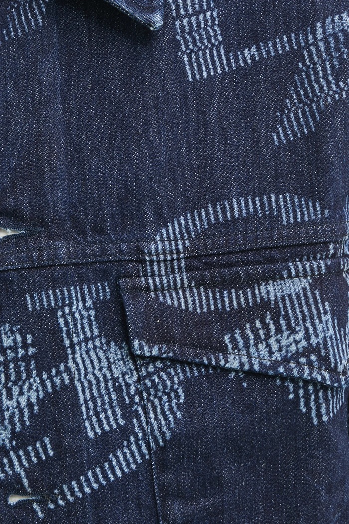 A-COLD-WALL* geacă din denim ACWMH059B bleumarin