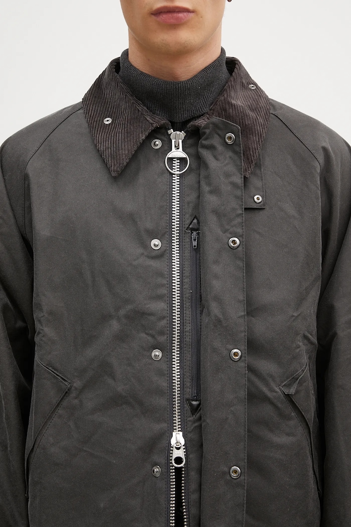 Barbour jacket OS Transport Wax Jacket MWX1678 gray