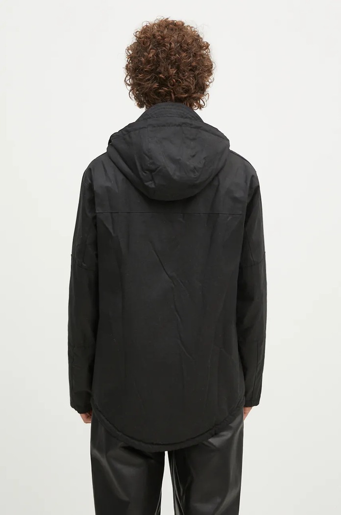 Ρούχα Μπουφάν Barbour Re-Engineered Durham Wax Jacket MWX2332 μαύρο