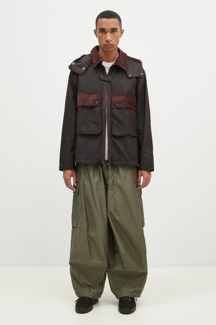 Barbour kurtka bawełniana Re-Engineered Spey Wax Jacket MWX2341