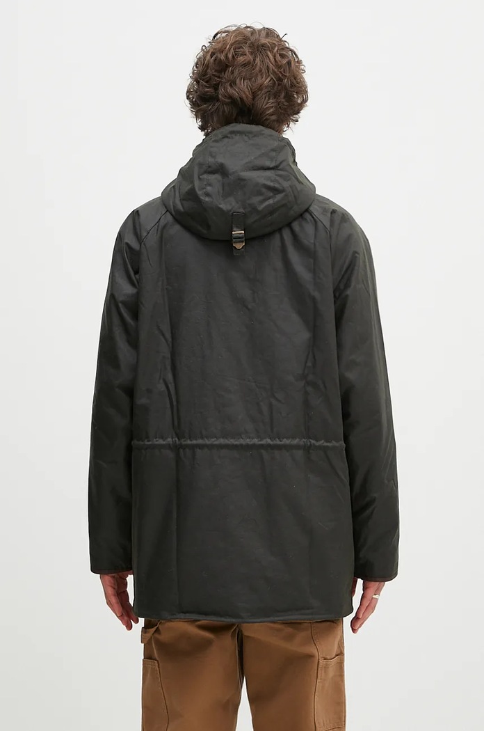 Clothing Barbour waxed parka Field Wax Parka MWX2349 green