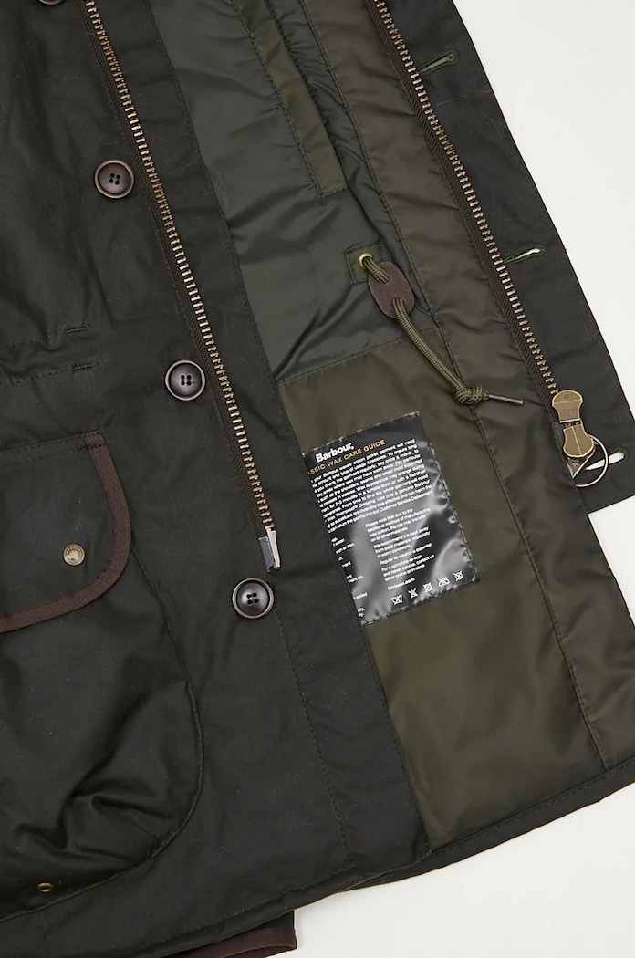 Barbour waxed parka Field Wax Parka MWX2349 green