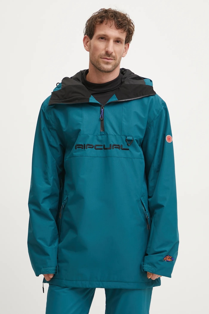 Μπουφάν Rip Curl Anti-Series Anorak χειμερινά σπόρ τιρκουάζ 00GMOU