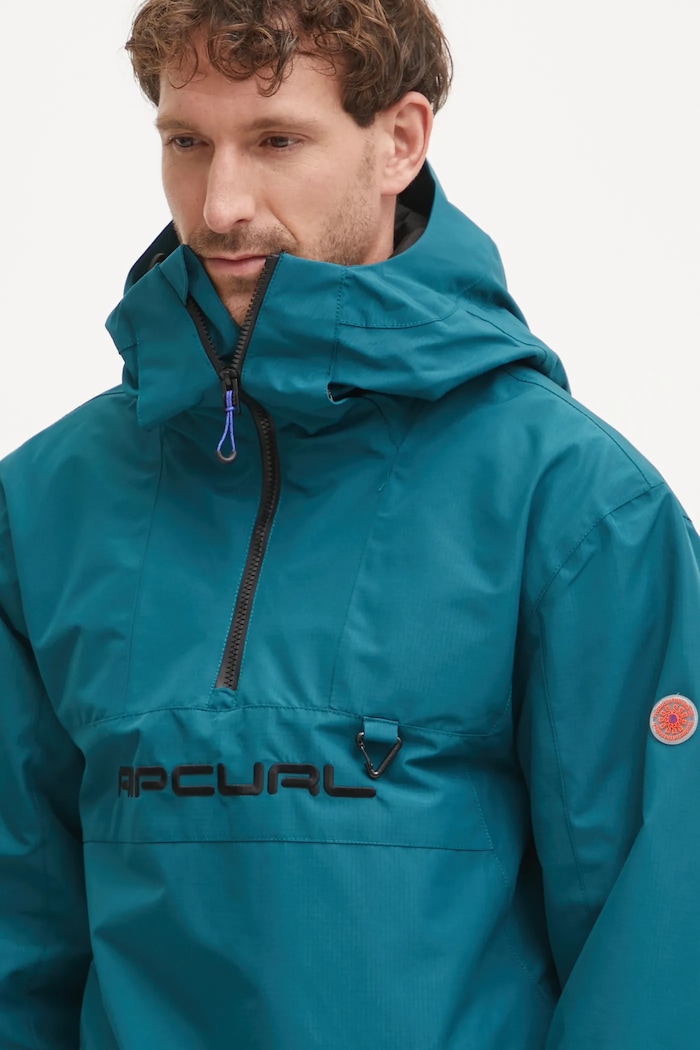 Μπουφάν Rip Curl Anti-Series Anorak 00GMOU τιρκουάζ