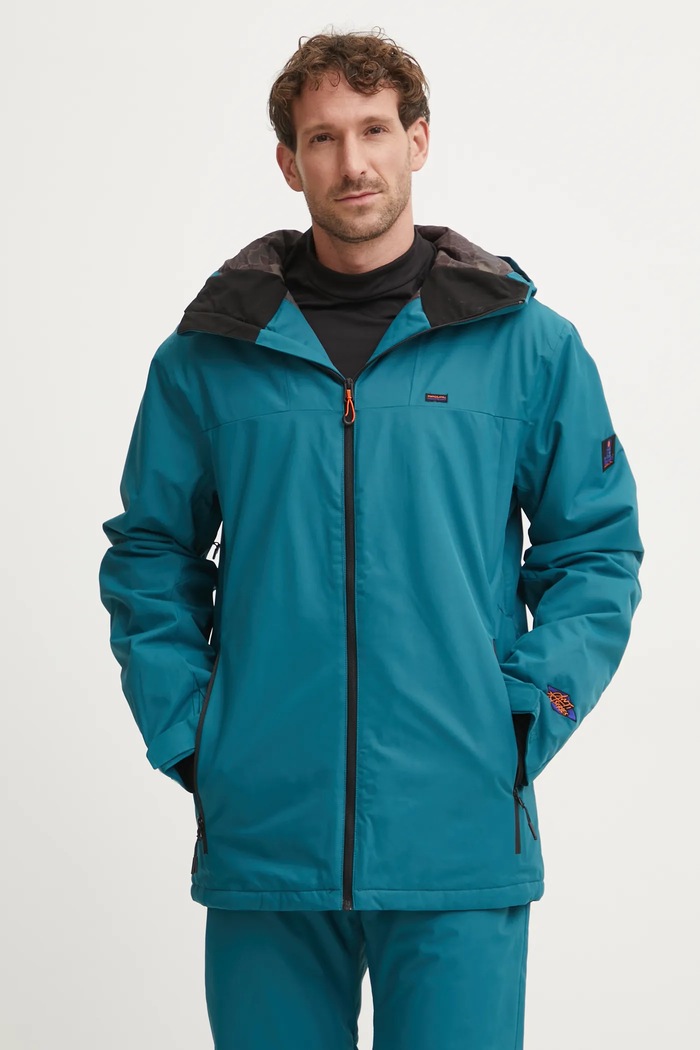 Jakna Rip Curl Anti-Series Notch zimski sportovi tirkizna 00HMOU