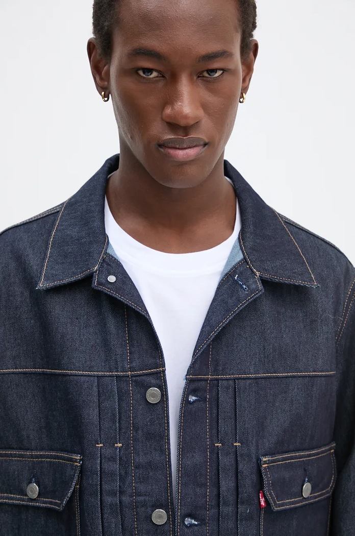 Kurtka jeansowa Levi's A9190 granatowy