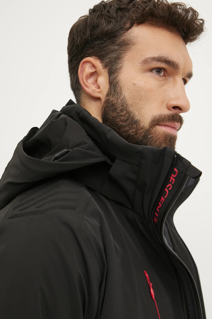 Descente síkabát Finder DWMYGK29Y fekete