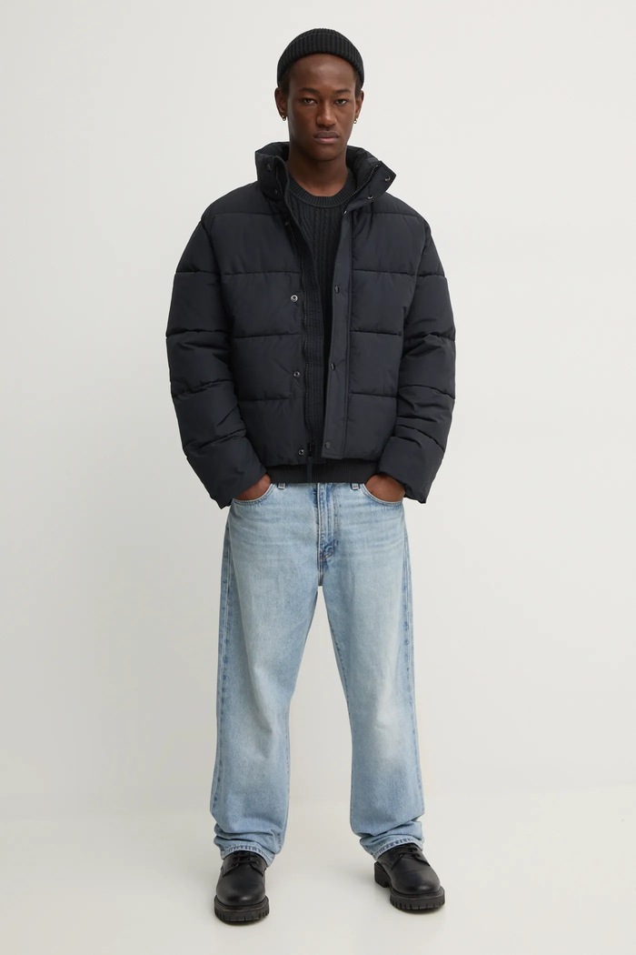 Jakna Abercrombie & Fitch KI132.4141.900 črna AW24