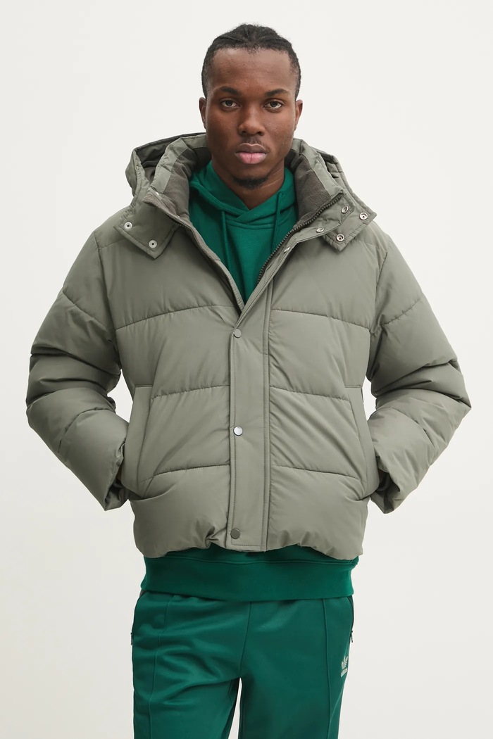 Abercrombie & Fitch geaca cu captuseala verde KI132.4142.128