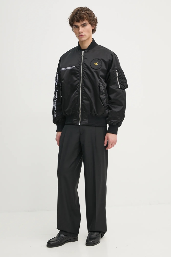 Bomber jakna Études Studio H24MCOUT724 črna AW24