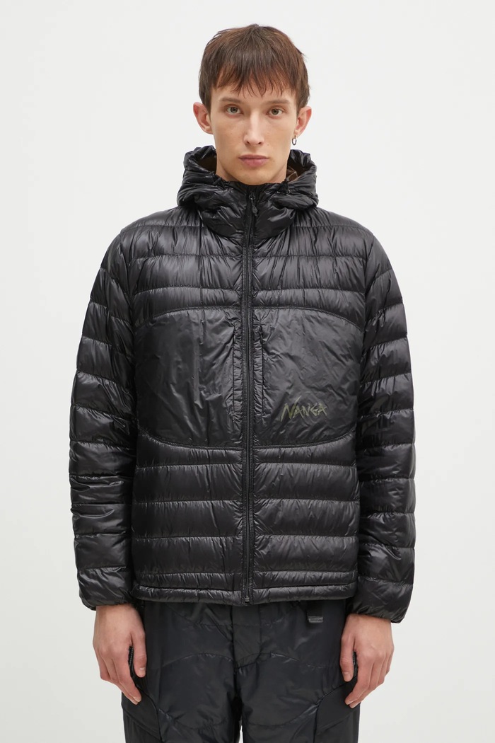 Nanga down jacket Ultilight Down Parka Packable with black ND2441.1A401.C