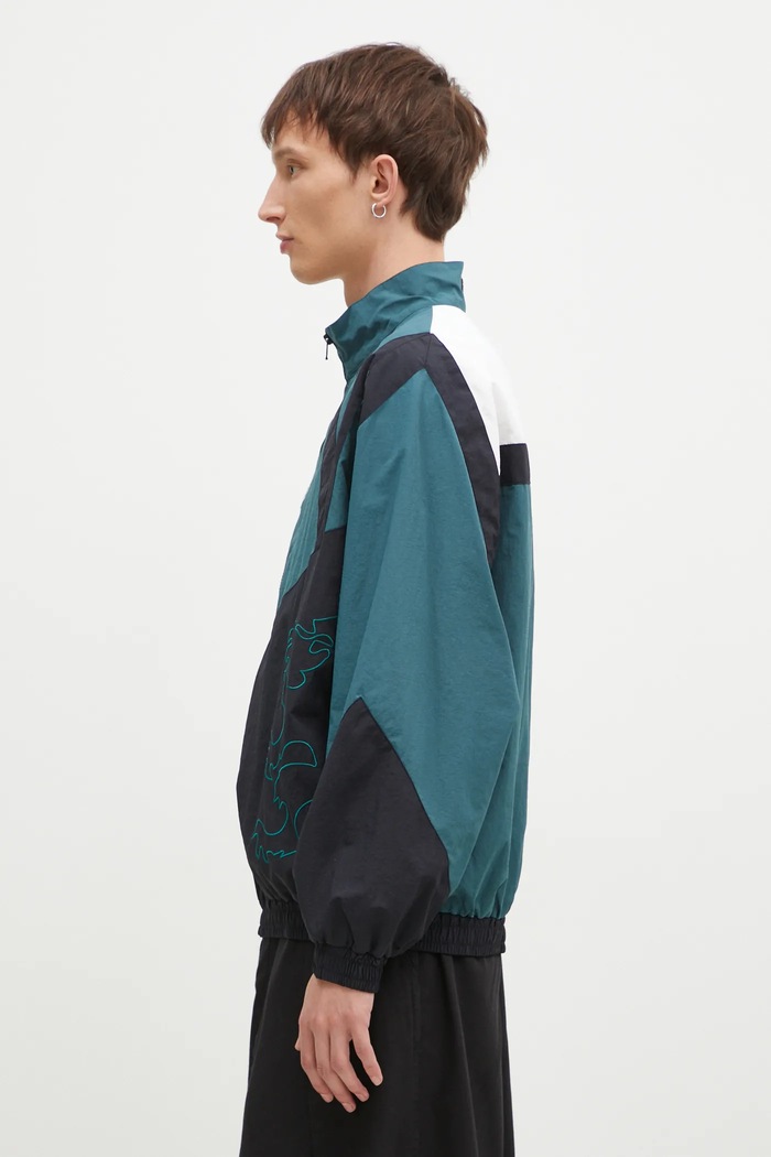 NEIGHBORHOOD kurtka Track Jacket Mod 242TSNH.JKM13 turkusowy AW24