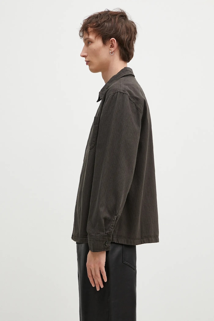 Pamučna košulja- jakna Stan Ray Zip Shirt AW2401929 siva AW24