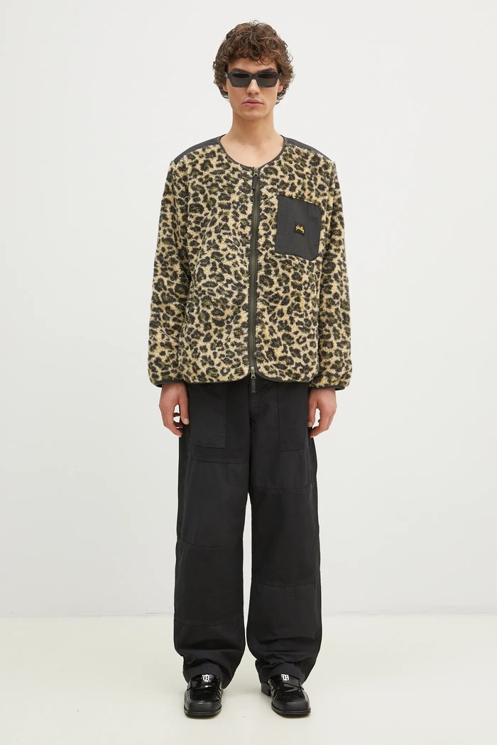 Bunda Stan Ray Fleece Cardigan AW2406870 zelená