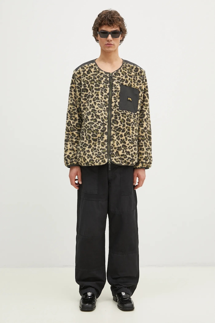 Bunda Stan Ray Fleece Cardigan AW2406870 zelená