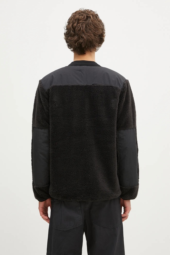 Abbigliamento Stan Ray giacca Fleece Cardigan AW2406894 nero