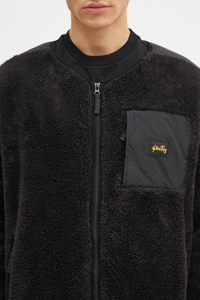 Stan Ray giacca Fleece Cardigan nero AW2406894