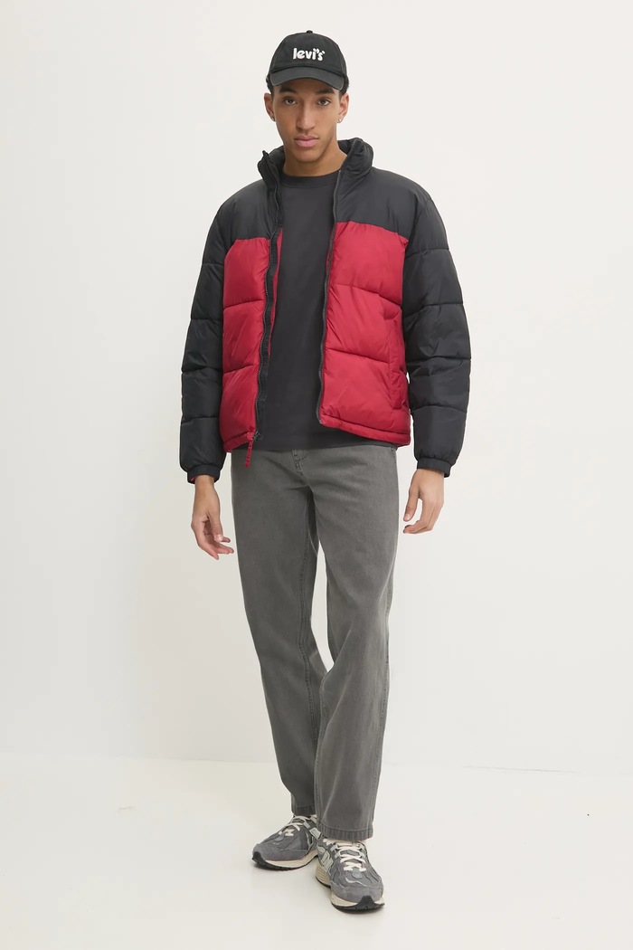 Μπουφάν Hollister Co. KI332.4072.520 μπορντό AW24