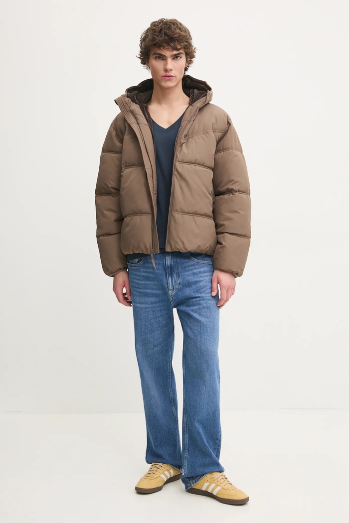 Μπουφάν Hollister Co. KI332.4124.440 μπεζ AW24