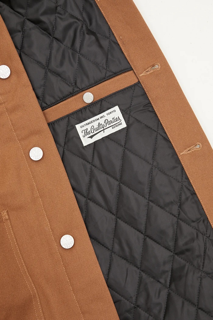 Wacko Maria kurtka Dickies 24FW.WMO.DC01 brązowy