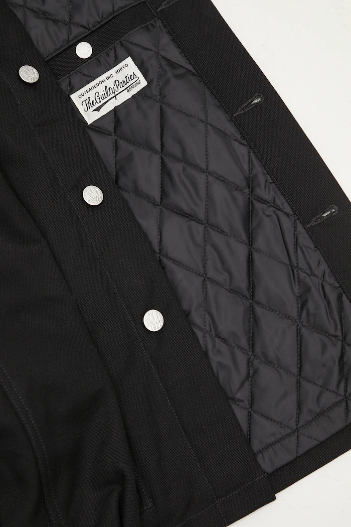 Μπουφάν Wacko Maria Dickies 24FW.WMO.DC01 μαύρο