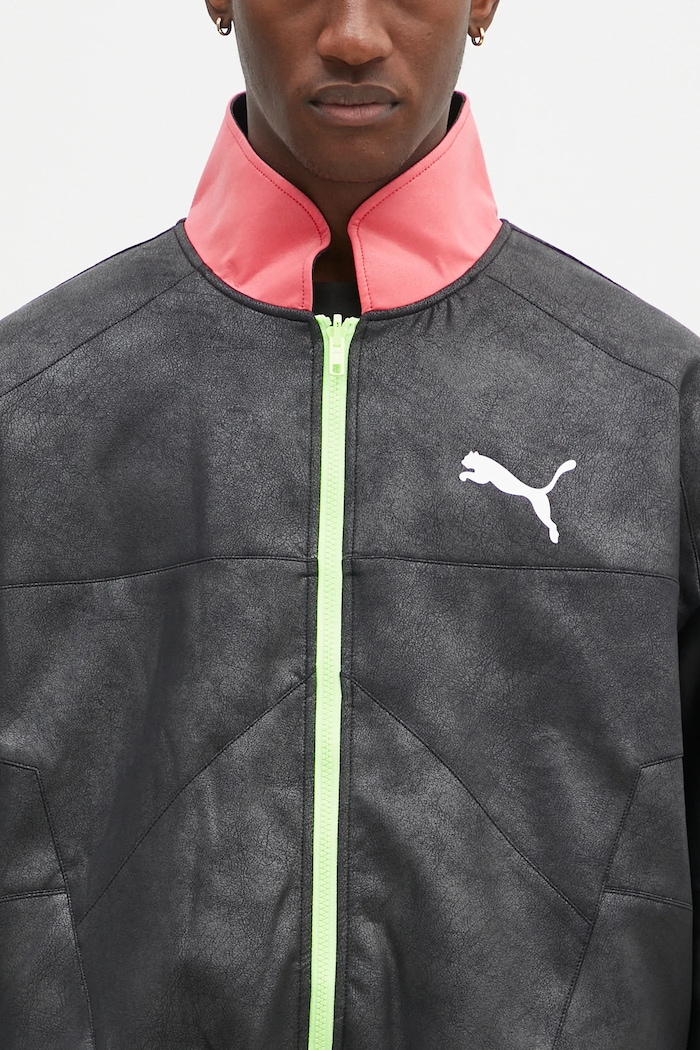 Obojstranná bunda Puma Puma x A$AP ROCKY PLEATHER JACKET čierna 632480