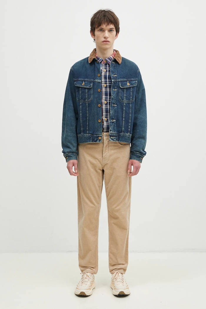 Human Made giacca di jeans Blanket Lined Denim Work Jacket HM28JK010