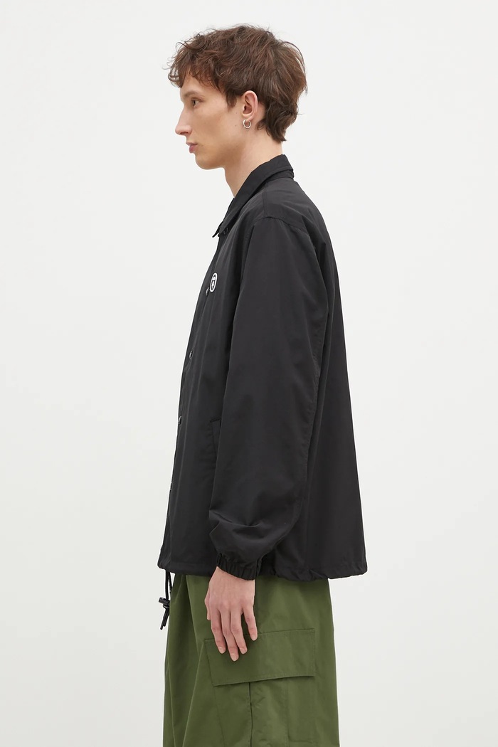 AAPE jacket Moon Face Logo AAPLJM7662XXN black AW24