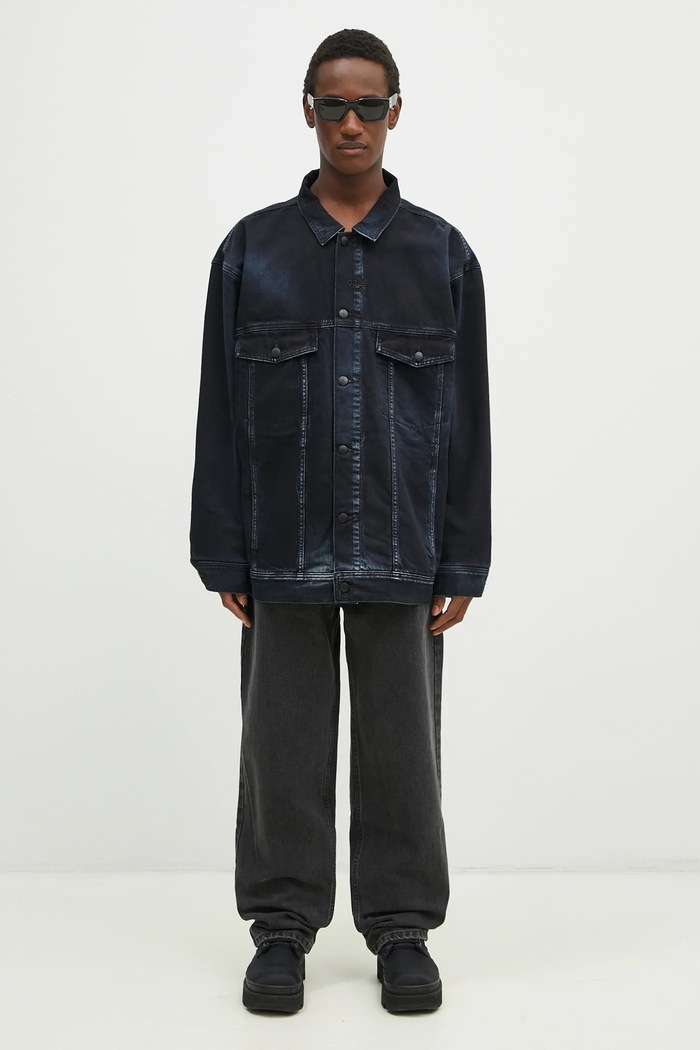 032C giacca 'Goya' Denim F24.MRD.1961.350 blu navy