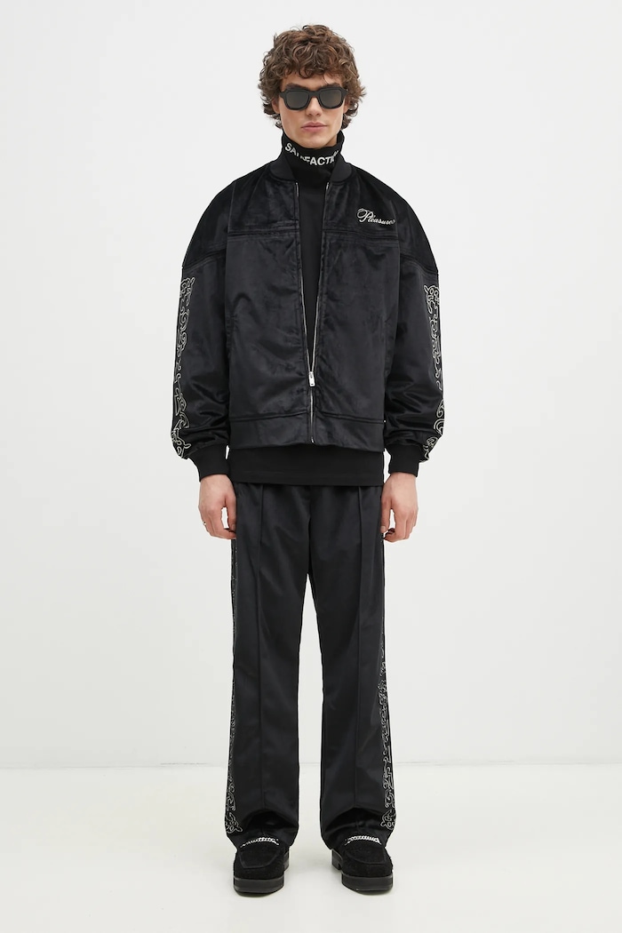 Mikina PLEASURES Unquote Velour P24W010