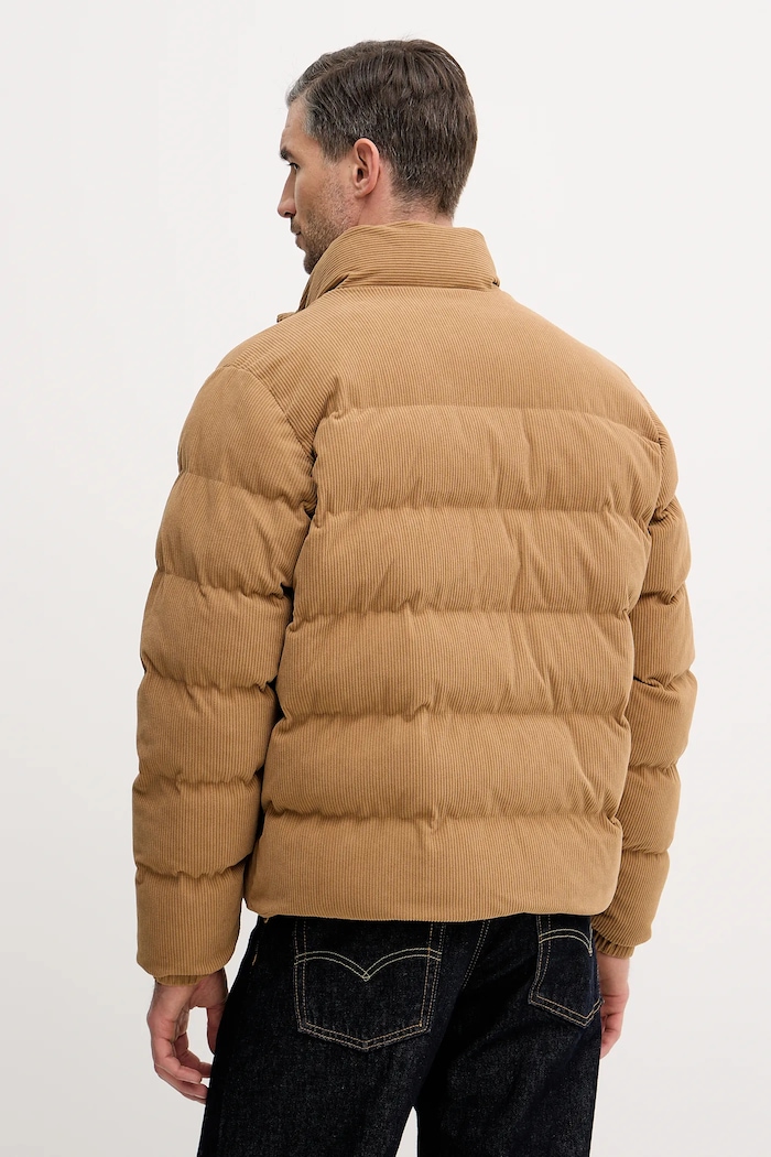 Oblečení Velurová bunda Lacoste BH2890 hnědá