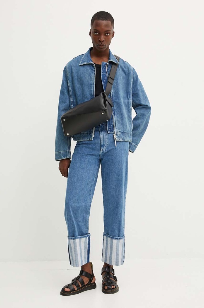 Jeans jakna Sunnei modra RTWXOUW004