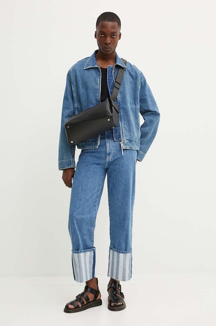 Jeans jakna Sunnei modra RTWXOUW004