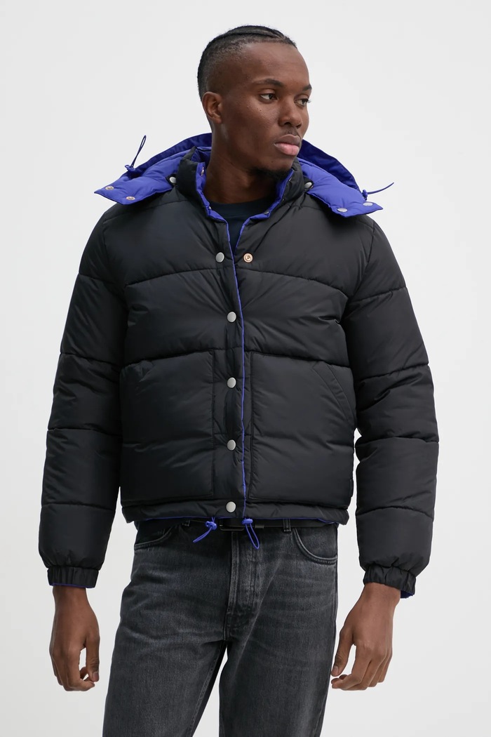 Dvostranska jakna A.P.C. doudoune sophie PAAFW.F30200 modra AW24
