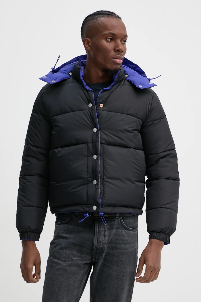 Dvostranska jakna A.P.C. doudoune sophie PAAFW.F30200 modra AW24