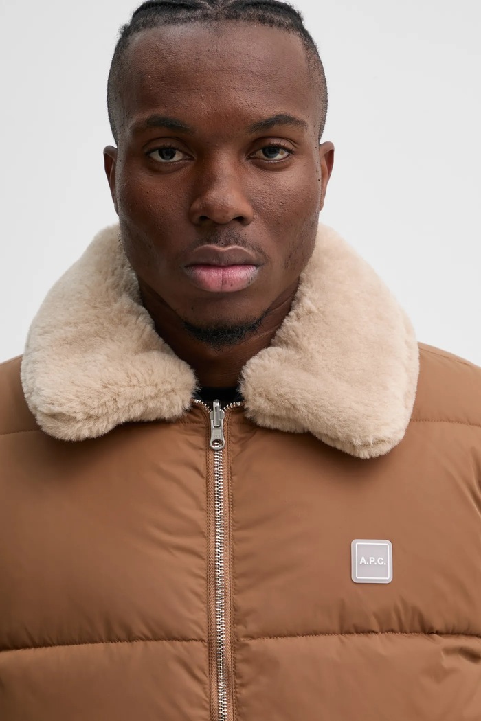 Oboustranná vesta A.P.C. doudoune teddy PAAFW.M30201