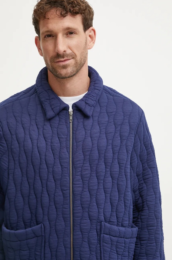 A.P.C. geaca veste fish PSAKB.M02982 bleumarin AW24