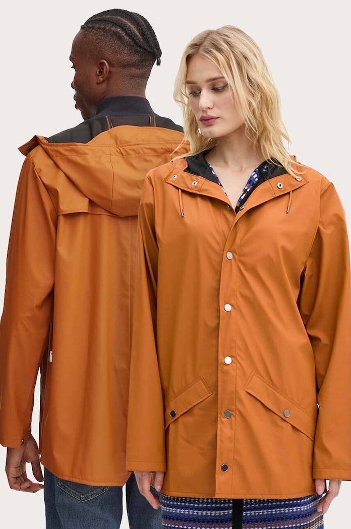 Rains kurtka przeciwdeszczowa Jacket W3 pozostałe pomarańczowy 12010.63