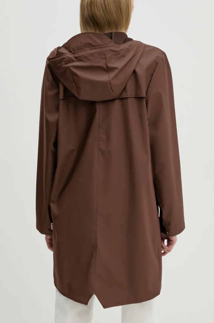 Rains kurtka Long Jacket W3 brązowy 12020.23