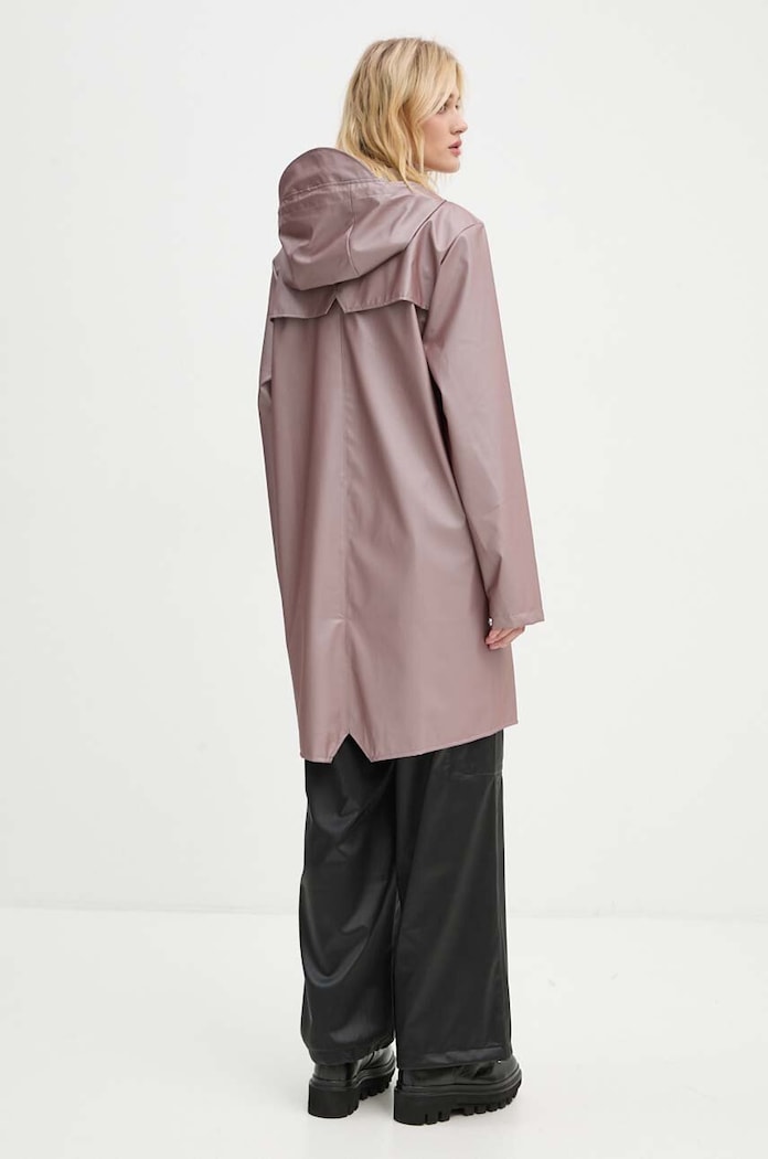 Rains rain jacket Long Jacket W3 12020.37 violet