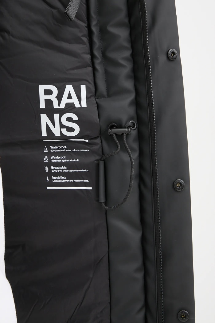 Rains geaca Askim Long Insulated Cargo Jacket W3T4 15930.01