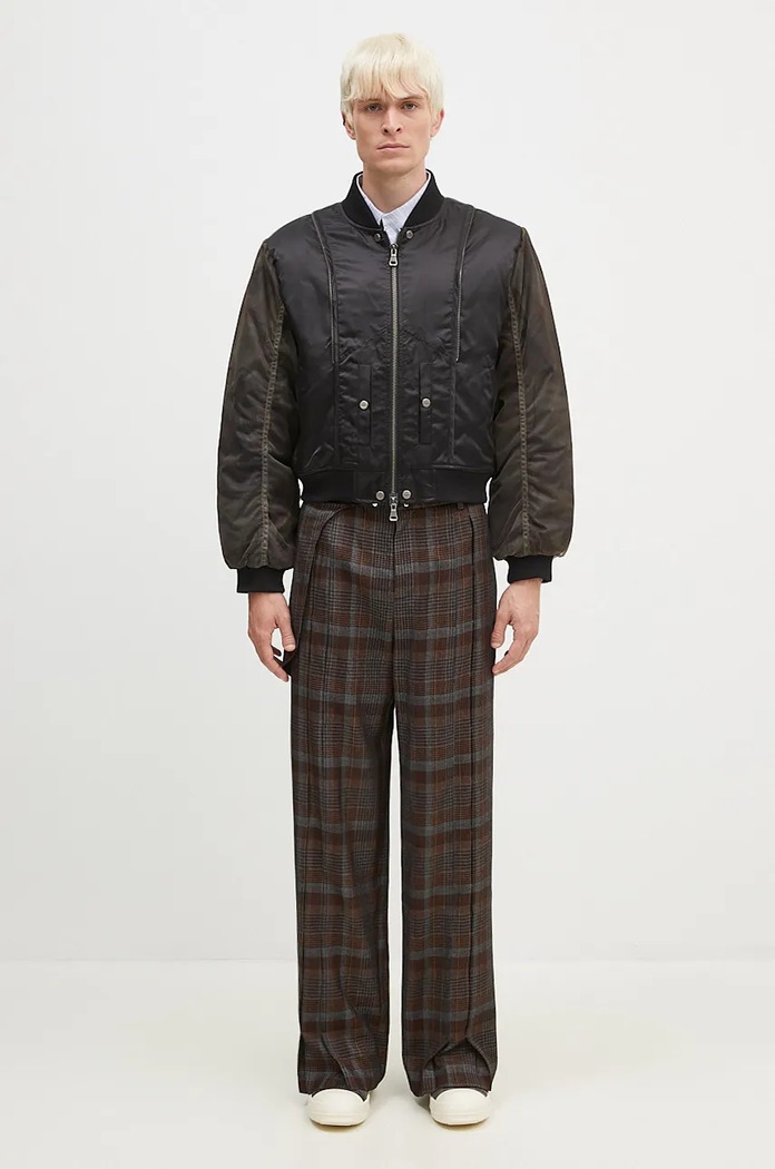 Яке бомбър Andersson Bell Mesh Sleeve Bomber Jacket awa626u