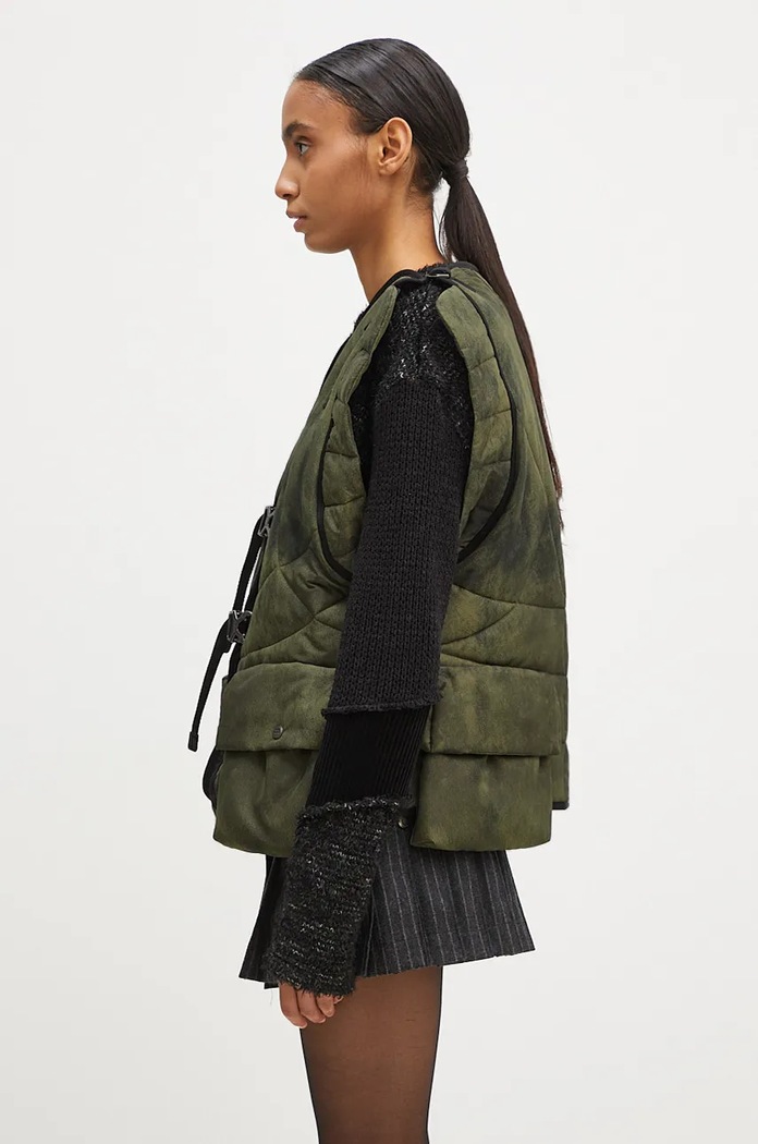Andersson Bell vest Marble Padded Vest awa648m green AW24