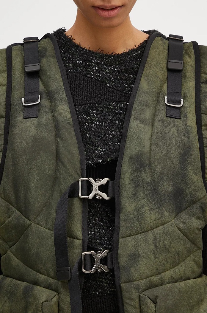 Andersson Bell vest Marble Padded Vest green awa648m