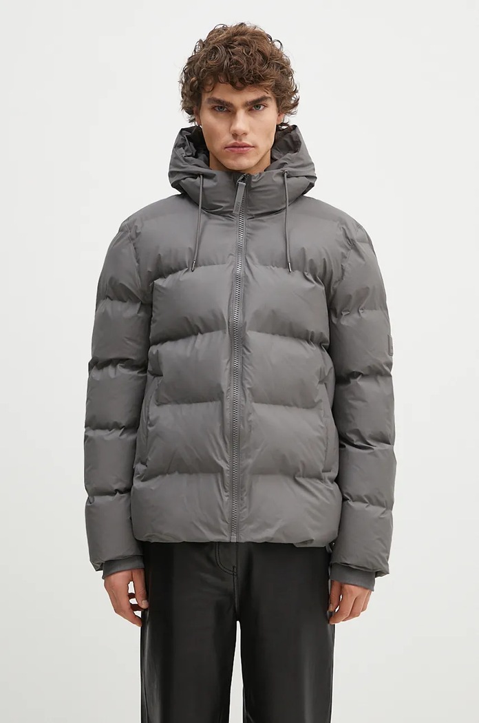 Rains jacket Alta Puffer Jacket W3T3 with gray 15120.13