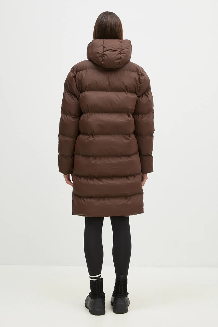 Ρούχα Αδιάβροχο μπουφάν Rains Alta Longer Puffer Jacket W3T4 15130.23 καφέ
