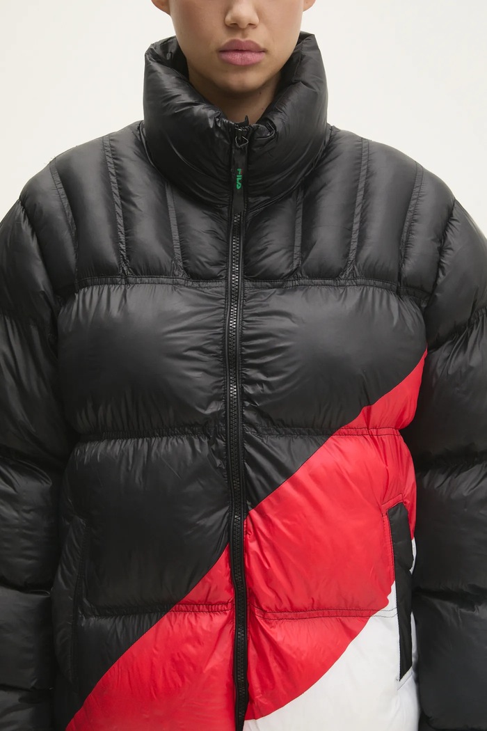 Bunda FILA+ Panino Puffer černá 42FW24OW04520C901