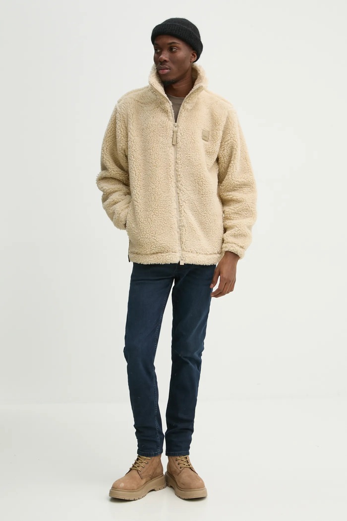 Bunda Rains Kofu Fleece Jacket T2 19940.24 béžová AW24